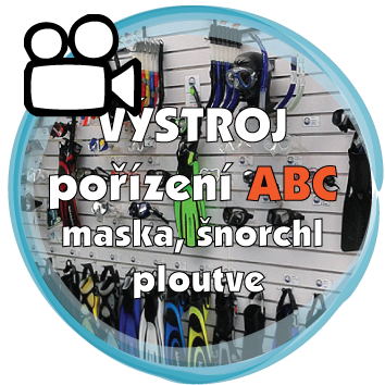 Pořízení vlastní výstroje na potápění - ABC - maska, šnorchl, ploutve