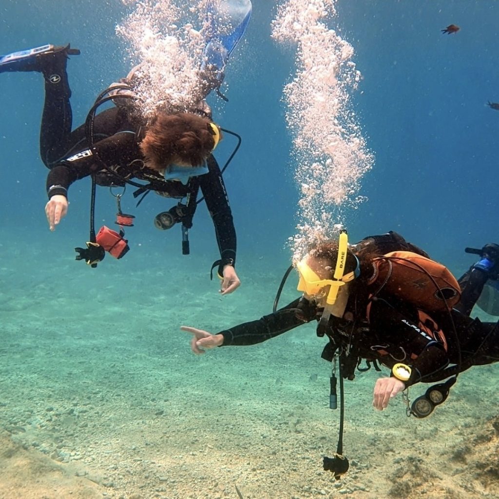 Potápění na Gozu je super, teplota vody v září někde i přes 27°C, viditelnost výborná a počasí nám také přeje